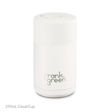 Load image into Gallery viewer, frank green White Cloud  Ceramic Reusable Cup - Button Lid - 295mL - Papaya Lane