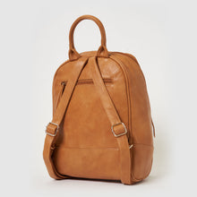 Load image into Gallery viewer, Ziggi Vegan Leather Backpack  - Tan Leather Colour backpack - Urban Originals - Papaya Lane